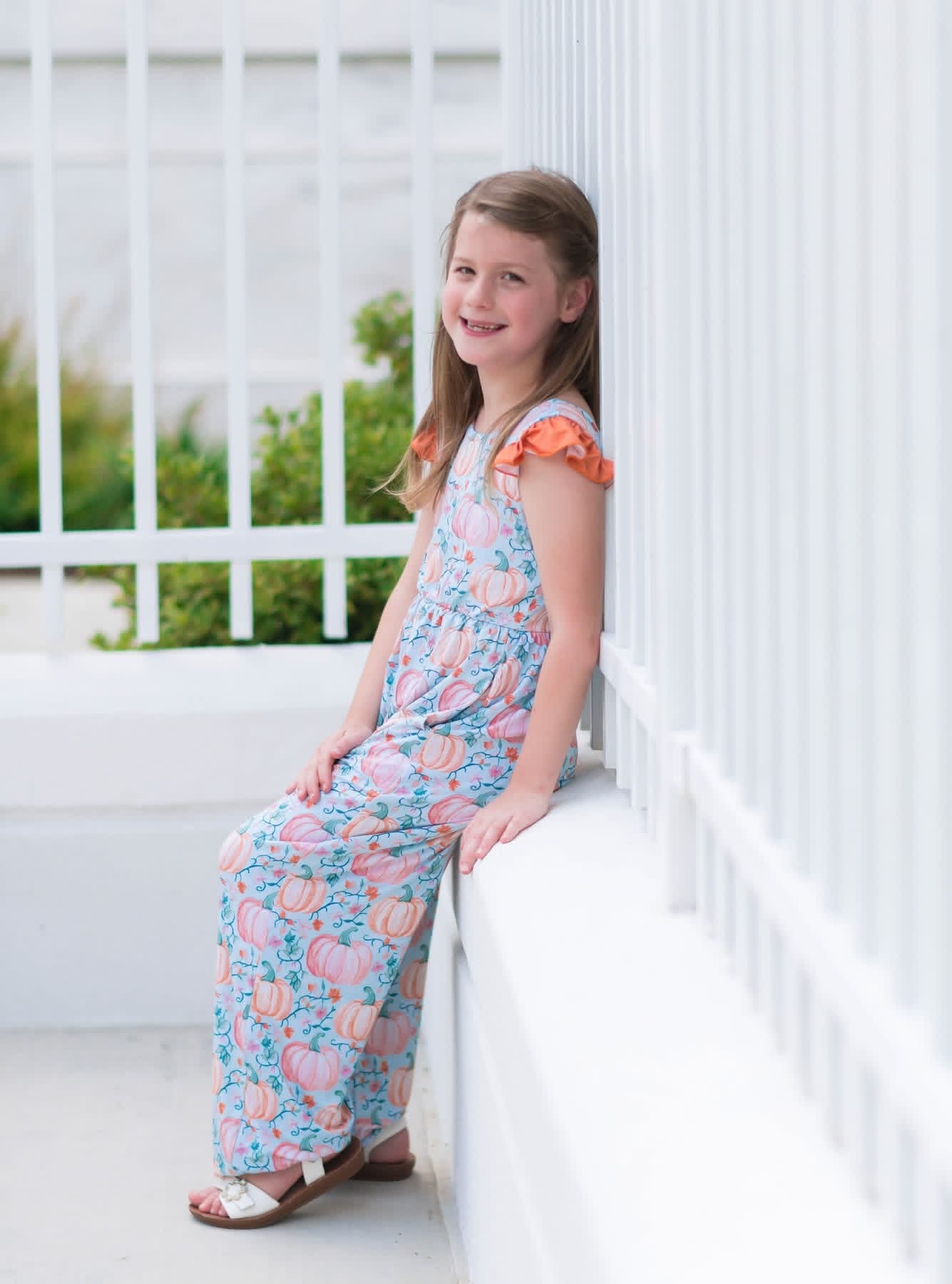 Pumpkin Bamboo Leggy Romper