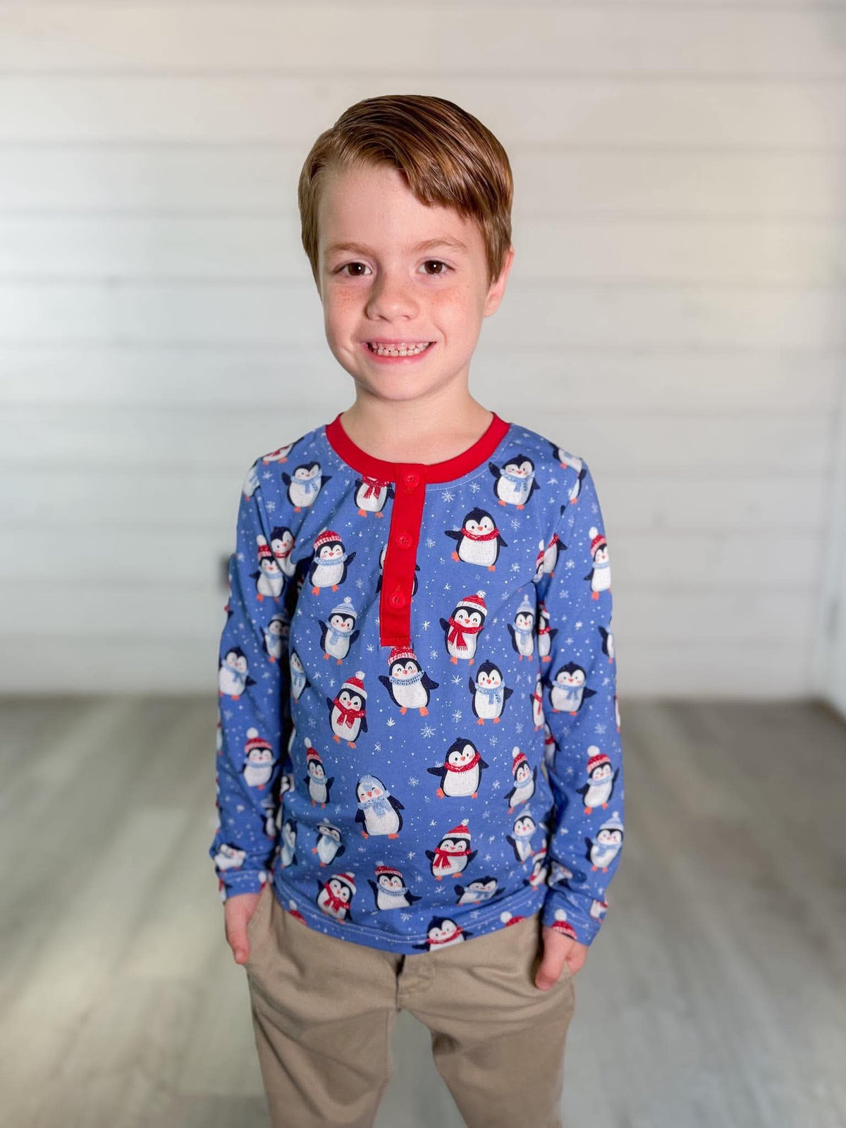 Boy's Henley Winter Shirt