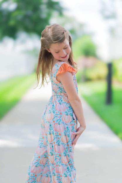 Pumpkin Bamboo Leggy Romper