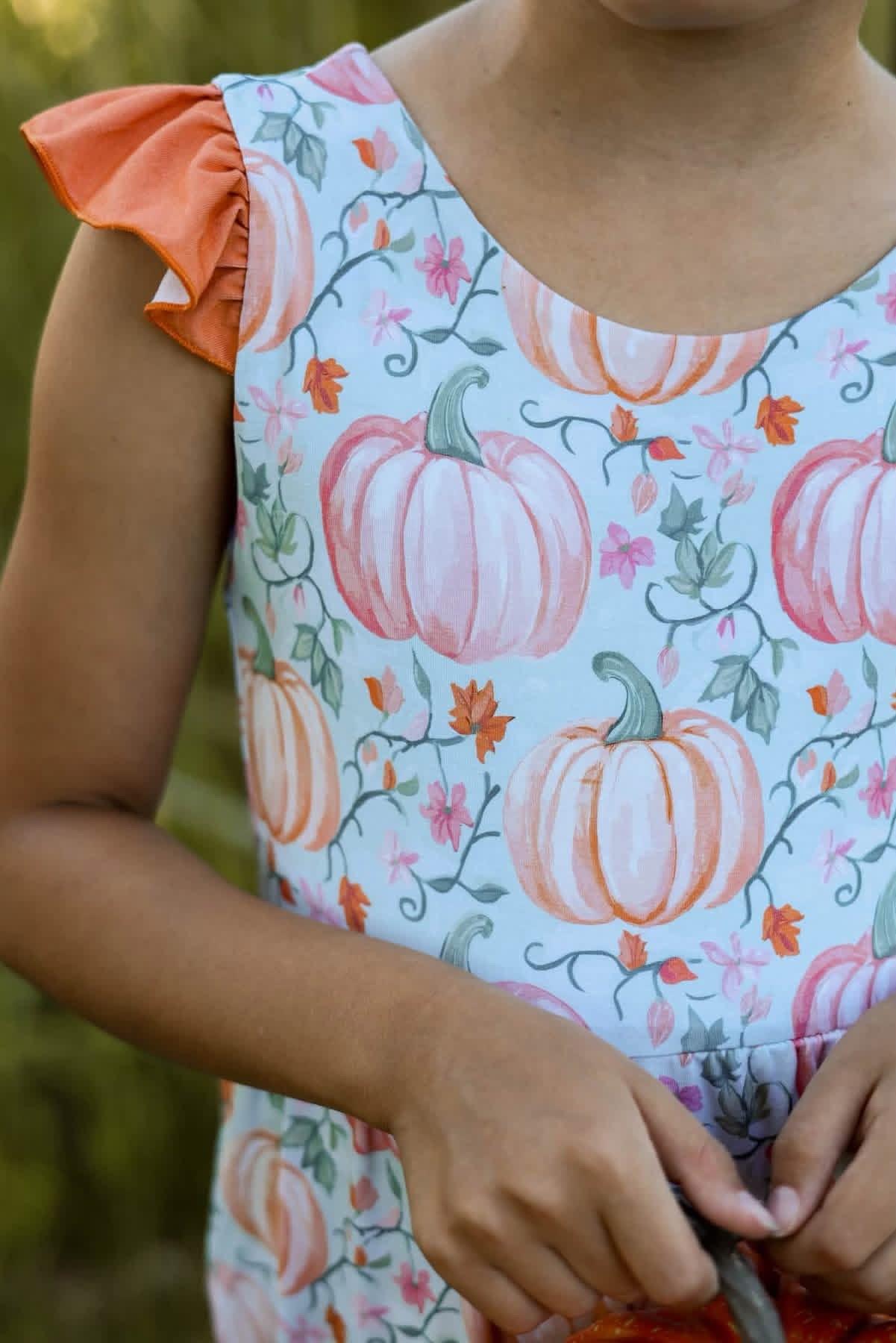 Pumpkin Bamboo Leggy Romper