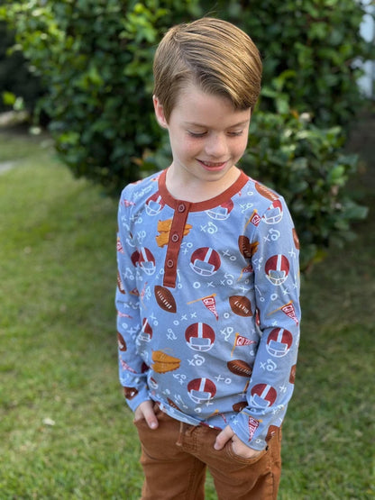 Boy's Henley Winter Shirt