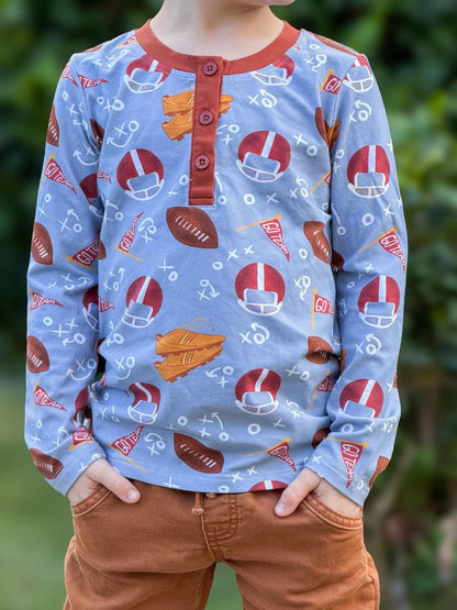 Boy's Henley Winter Shirt