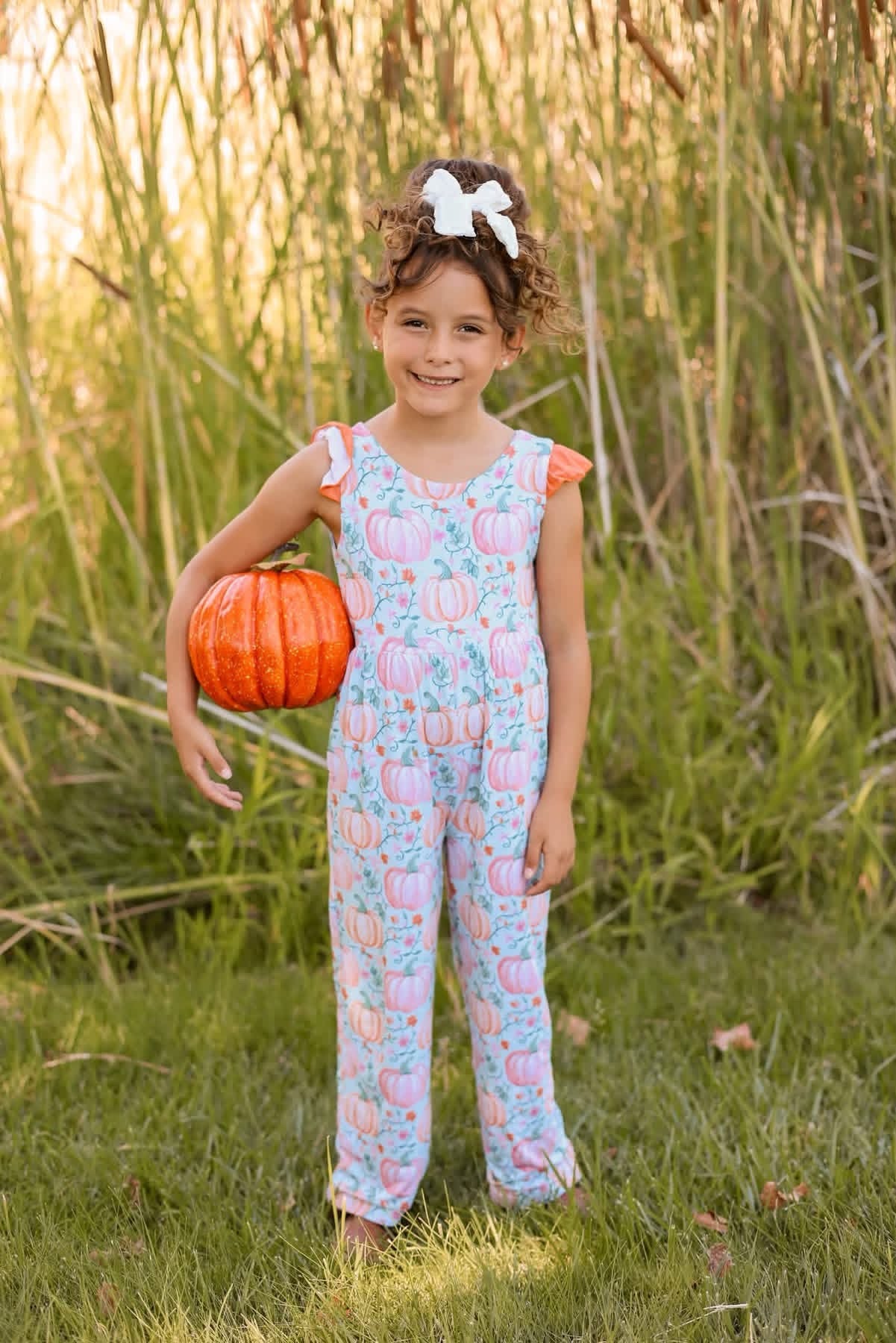Pumpkin Bamboo Leggy Romper