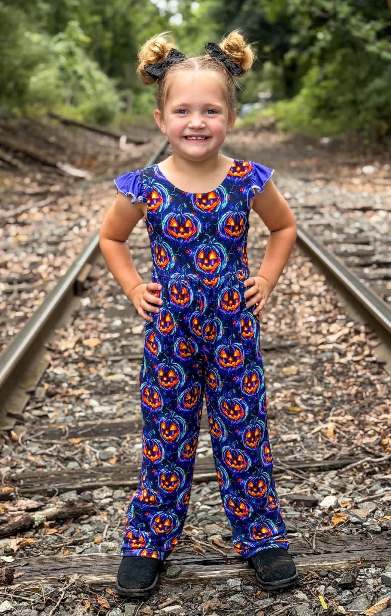 Spooky Bamboo Rompers
