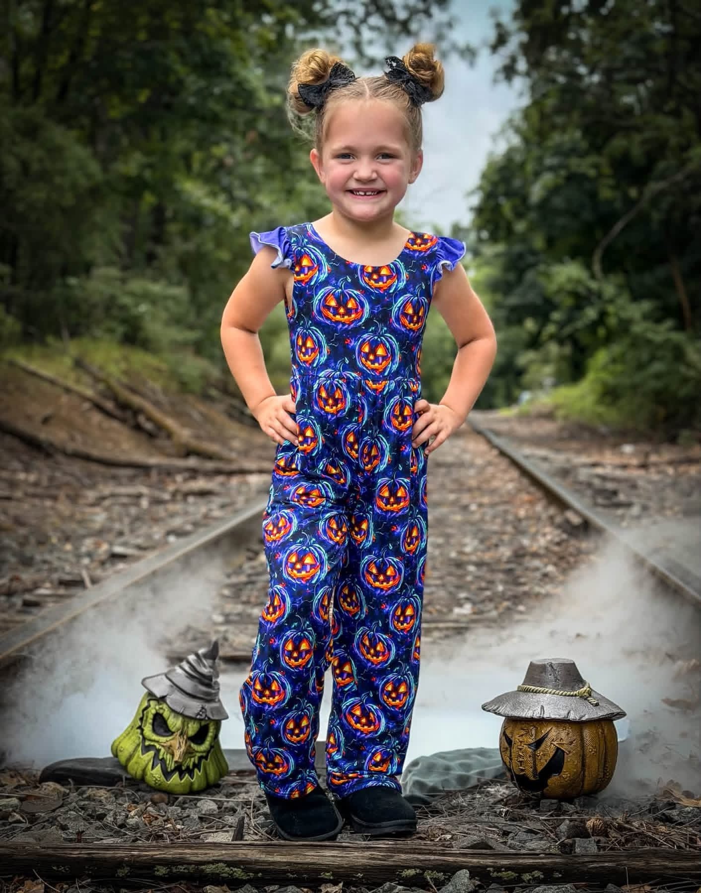 Spooky Bamboo Rompers