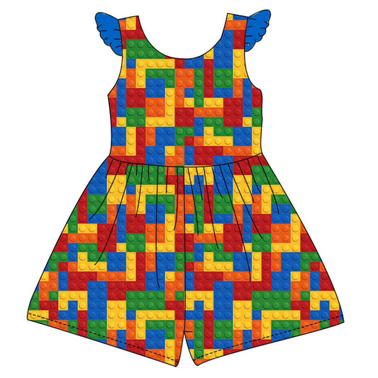Brick by Brick Bamboo Romper