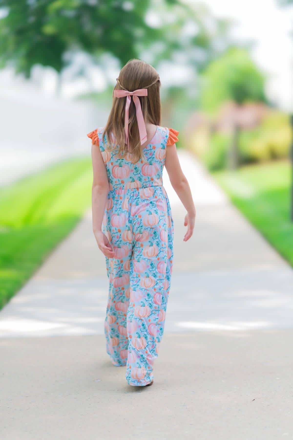 Pumpkin Bamboo Leggy Romper