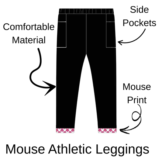 Mouse Athletic Leggings
