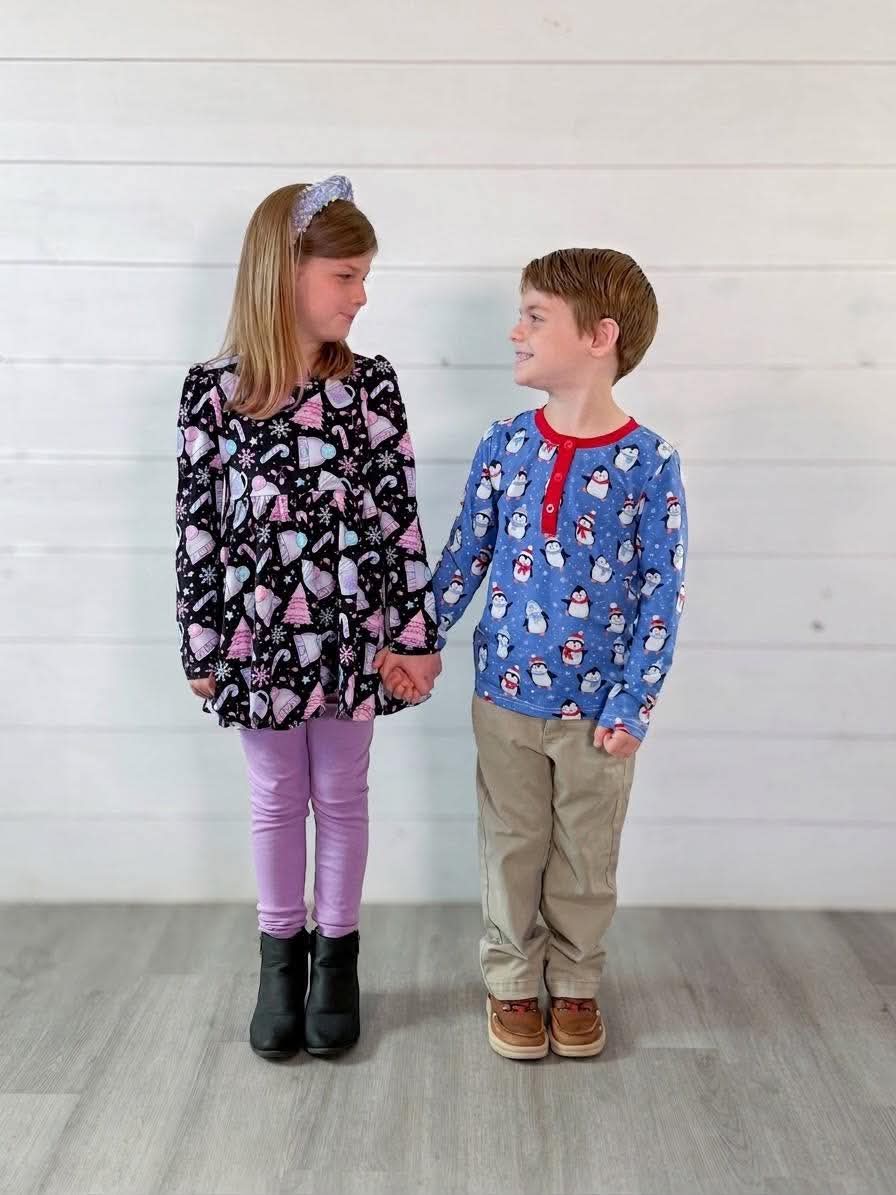 Boy's Henley Winter Shirt