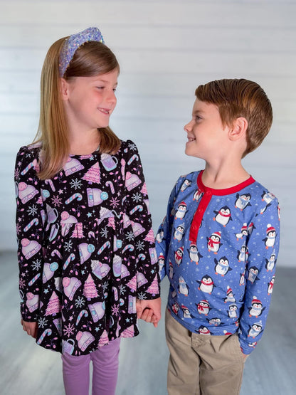 Boy's Henley Winter Shirt