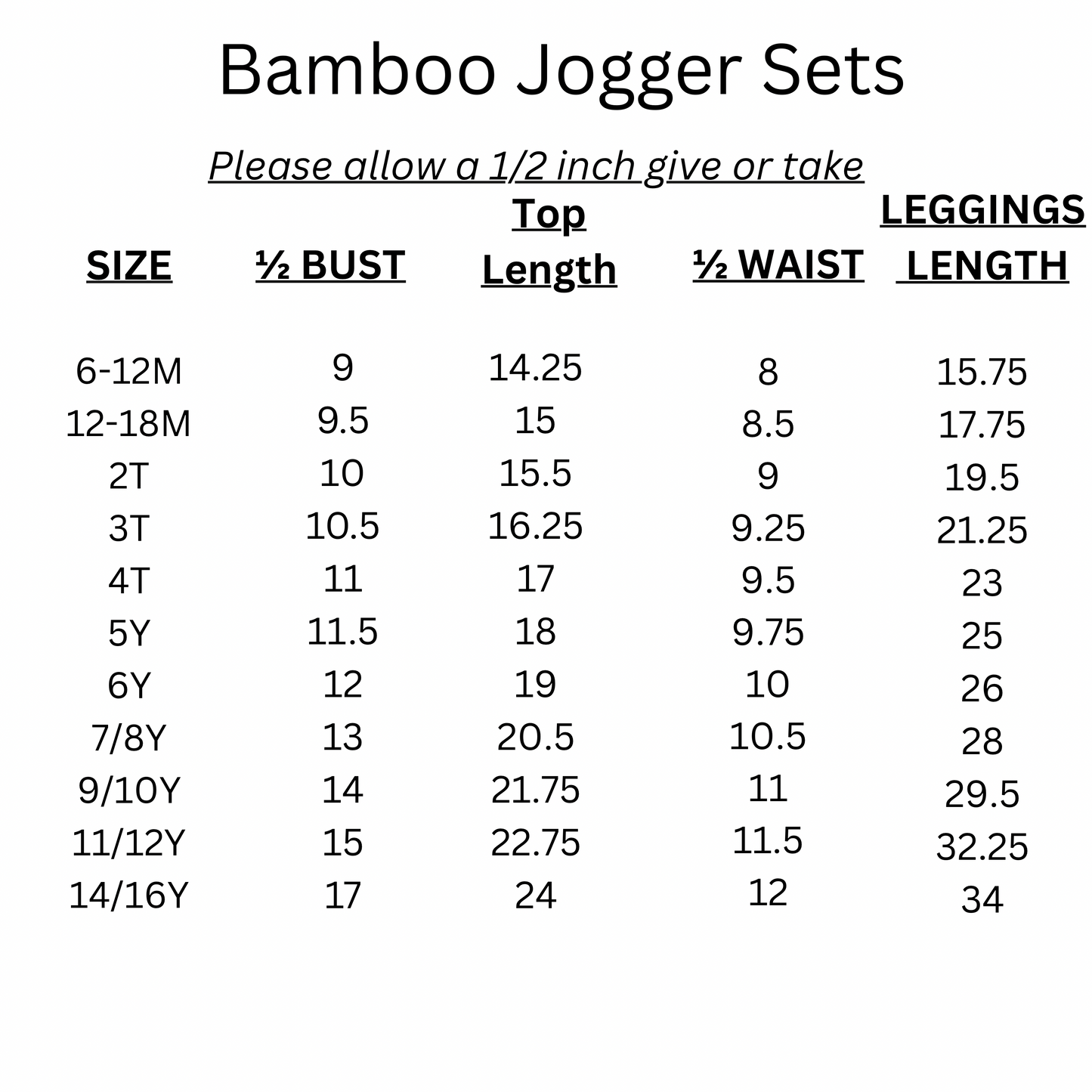 Boy's Bamboo Jogger Sets